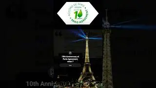10th anniversary of #parisagreement  #cop21 #unfccc #unitednations #climatechange #cop30 in #brazil