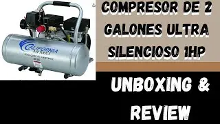 Compressor de aire CALIFORNIA AIR TOOLS de 2 galones con 1 HP
