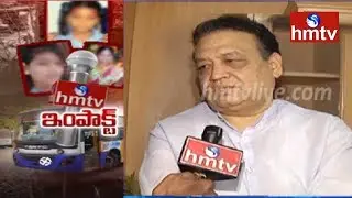 hmtv Impact | TSRTC MD Sunil Sharma Responded on Hazipur Bus Services | hmtv