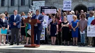 Rally held at State Capitol supports survivors of child sexual abuse