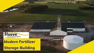 A high speed fertilizer blending facility | Stueve Construction