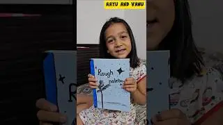 Mini Vlog 488 - Humne ROUGH NOTEBOOK 📖Banayi 👍🤩 #aayuandvanu #shorts #youtubeshorts #trending