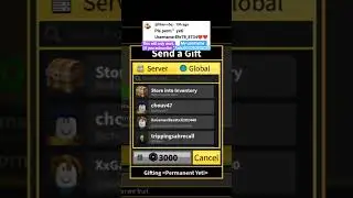 Day 118 of giving free perms to subscribers #bloxfruits #bloxfurit #roblox #giveawayyy #sehar #free