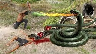 Snake Trap Technology   Creative Snake Trap Build From Traditional Bamboo Fish Trap