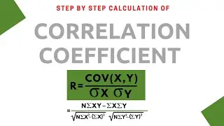 How to find or calculate correlation coefficient by hand | Karl Pearson | In Hindi | Neeraj Sharma