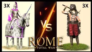 Can 3 Berserkers Overcome 3 Cataphracts in Rome: Total War?
