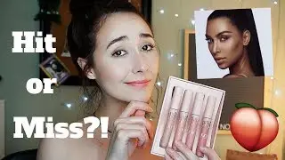 KKW X KYLIE CREME LIQUID LIP KIT LIP SWATCHES AND REVIEW
