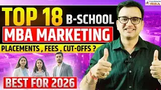 BEST 18 B-SCHOOLS FOR MARKETING CAREER | CAT XAT CUTOFF 2026