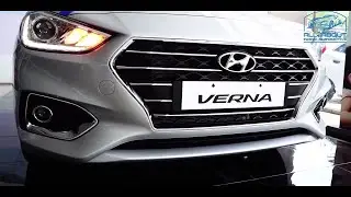 Обзор Hyundai Verna 2017 в Индии | Внешний вид | Особенности интерьера и экстерьера