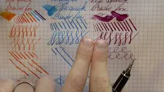 Fountain Pen Shootout: Modern Flex (Aurora 88, Franklin-Christoph, Pilot Falcon)
