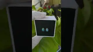 18k Solid Gold Opal Earring Studs #opaljewellery #opal #opala