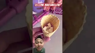 Es cone full marsmellow😱 #barbie #chocolate #funny #magic #comedy #cute #shorts