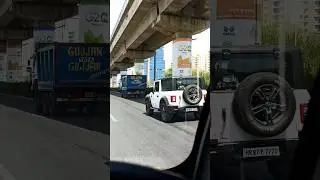 Thar black colour💥vs 💥Thar white colour | Mahindra Thar modified || #shortsvideo #tharlover