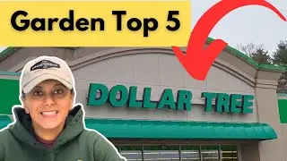 Top 5 Dollar Tree Garden Supplies | Shop With Me || Budget Gardening