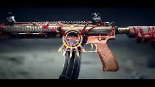 New upgradable ' call of wild M416 ' best skin of m4 #bgmi #gunskins #m416
