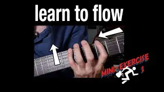 Learn to flow in guitar solos. Minor 7 arpeggio mini-exercise 1 of series..