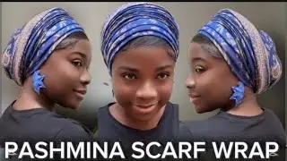Pashmina Scarf Turban Head wrap || Headscarf || Headtie 