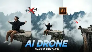 Trending Ai Drone Shot Video Editing Tutorial | Ai Drone Video Editing | How To Make Ai Drone Video