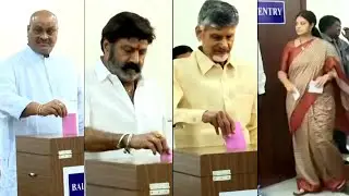 TDP MLAs Casts Their Vote For MLA Quota MLC Elections | Chandrababu | Balayya | Distoday News
