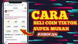 CARA BELI KOIN TIKTOK SUPER MURAH-TUTORIAL TIKTOK TERBARU