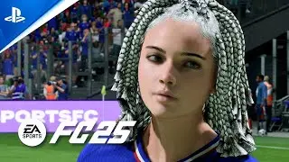 EA SPORTS FC 25 CUTE FEMALE CHARACTER CREATION