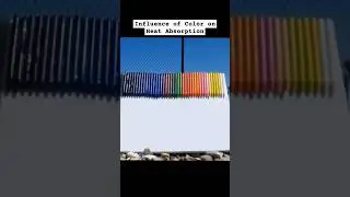 Influence of Color on Heat Absorption | The ChemMatics Tutor #learning #chemistry #education #learn