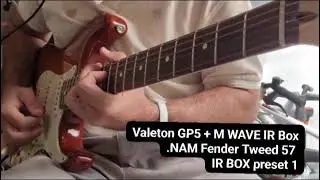 Valeton GP5 + Mvave IR BOX. SRV Clean #valetongp5 #mwave #irbox #srv 