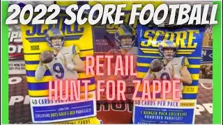2022 Score Football Retail Hunting for Zappe! Blaster Box +Hanger & Value Packs!