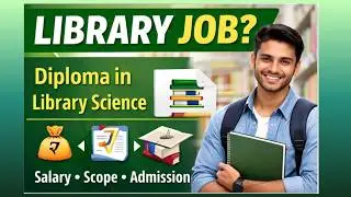 Library Job Kaise Milegi? Diploma in Library Science | Salary & Scope 206