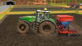 Fs 18 Multiplayer Sowing Wheat & Use Fertilizer Sprayer | Fs18 Android Gameplay : Timelapse #fs18 