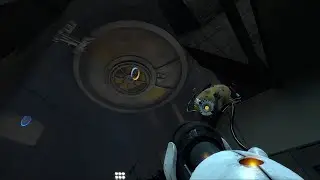 Portal 2 Second Vault Door (Portal 2 Old Aperture Walkthrough)
