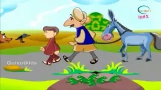 Мужчина, мальчик и осел | Моральные истории для детей | Английские рассказы для детей