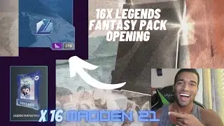 16X Legends fantasy pack opening! LTD pull! (Blitz Bundle) [MADDEN 21 ULTIMATE TEAM]
