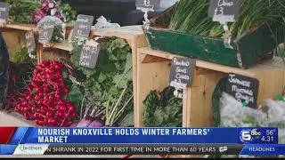 Nourish Knoxville holds winter farmer's market