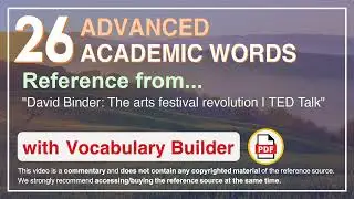 26 Advanced Academic Words Ref from 
