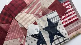 A Patriotic Quilt in Country Style - Join in LIVE!