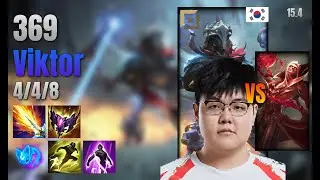 369 Top Viktor vs Vladimir lol KR solo rank Full Game 15.4 | 369 빅토르 vs 블라디미르