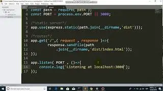 Setup a React Application Using Webpack From Scratch - Create a Server using ExpressJS (Part 2/9)