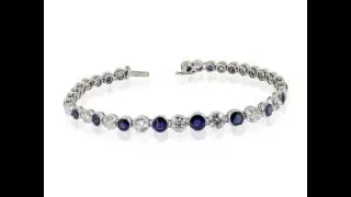 Diamant Saphir Armband @schmuck_boerse