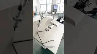 Automatic metal rod bending machine steel wire rebar bender #machine #wireworks #wireformingmachine