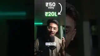 Rs. 50 Daily Saving Plan - Best Investment Idea?💰 #shorts