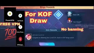 FREE SKIN FOR KOF TICKET USING VPN | BRAZIL & COLUMBIA VPN TRICK | TUTORIAL || MLBB