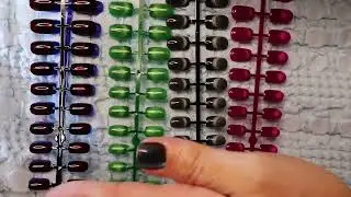 ✨ Gorgeous Cat Eye Press-On Nails | 300 Pieces, 15 Sizes, Long-Lasting DIY Manicure 💅