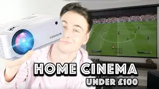 TOPVISION T6 - Budget Home Cinema Movie Projector - Under &pound;100
