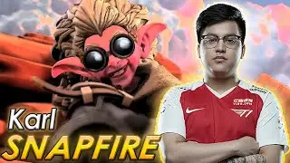 T1 CIVIL WAR! KARL vs GABBI SNAPFIRE KARL vs FACELESS VOID GABBI FULL GAMEPLAY DOTA 2