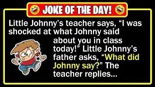 🤣 BEST JOKE OF THE DAY! - Little Johnny explains his dad&rsquo;s job&hellip; with a twist!... | Funny Dad Jokes