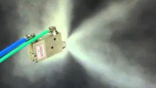 J D Ultrasonics Sonicom Dry Fog Nozzle with Non-Drip Valve