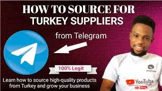 How To Source For Turkey Suppliers on Telegram