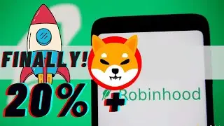 SHIBA INU MASSIVE PUMP AFTER GETTING LISTED ON ROBINHOOD