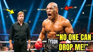 Legendary Mike Tyson Claims &ldquo;No One Can Drop Me&rdquo; &mdash; Chuck Norris Comes In And Drops Him I